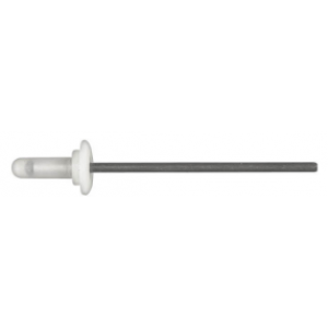 10765PK 5/32" (4mm) Rivet Diameter Aluminum Rivet Steel Mandrel Nylon Capped Pop Rivets Toyota # 75547-51021