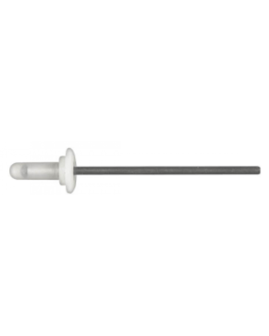 10765PK 5/32" (4mm) Rivet Diameter Aluminum Rivet Steel Mandrel Nylon Capped Pop Rivets Toyota # 75547-51021