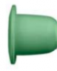 10923PK 5/16” (8mm) Hole Size Green Rubber Moulding Grommets V.W. # 1H0-853-586