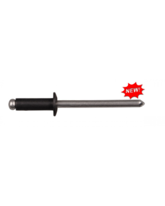 10968PK 3/16" (4.80mm) Rivet Diameter Black All Aluminum Rocker Moulding Rivets G.M. # 3828472