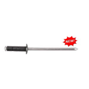 16077PK 1/8" (3.20mm) Rivet Diameter Black Aluminum Rivet Steel Mandrel Front & Rear Bumper Rivets Hyundai # 14160-03133