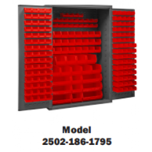 Cabinet with 186 Bins (Flush Door Style)