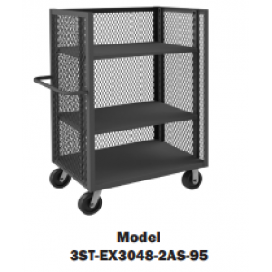 3 Sided Mesh Trucks & Optional Shelves