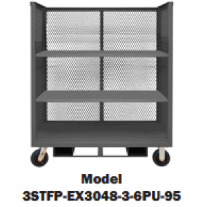 3 Sided Mesh Trucks with Fork Lift Pockets