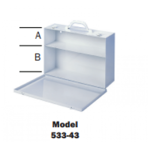 7FX (2 Shelf) Industrial First Aid Cabinet with Swing Out Door (Empty)