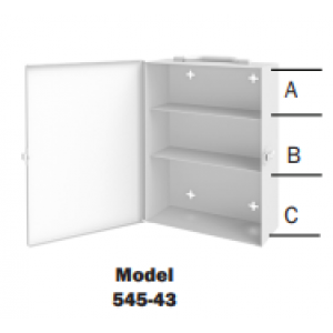 8FX (3 Shelf) Industrial First Aid Cabinet (Empty)