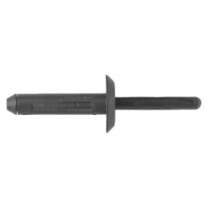 5770PK 1/4" (6.30mm) Rivet Diameter Black Nylon Blind Rivets AMC # 8934-201-631