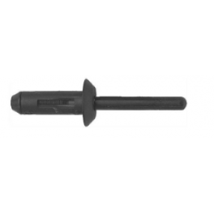 9054PK 17/64" (6.80mm) Rivet Diameter Black Nylon Blind Rivets G.M. # 20421672, 15595172, 15955172