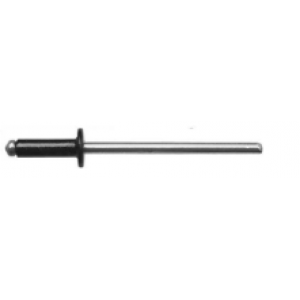 9243PK 1/8" (3.20mm) Rivet Diameter 3/16 - 1/4" Grip Range Black Rivet Aluminum Mandrel Industrial # 44