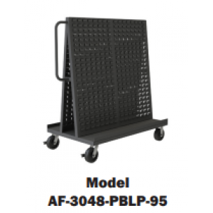 A-Frame Truck with Louvered Panels and Pegboard on either side (2,000 Lbs. capacity)