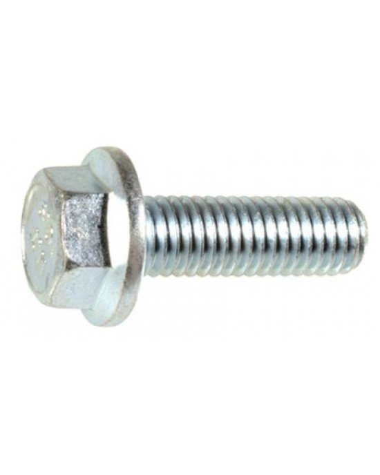 M8-1.25 x 70 Flange Bolt JIS 10.9 Silver Zinc