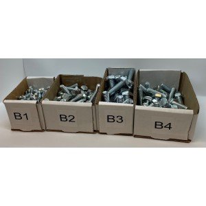 9851PK 1/4" (6.30mm) Rivet Diameter Aluminum Rivet Steel Mandrel Window Regulator Peel Rivets Ford # 389268-S100