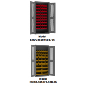 Ventilated Cabinets with Bins (Flush Door Style)