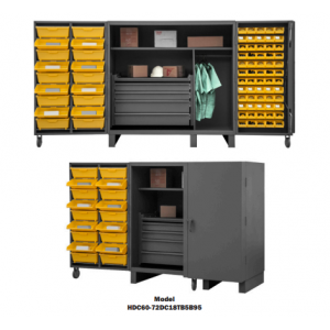 12 Gauge Tilt-Bin Cabinet with Shelves, Drawers & Hook-On Bins®