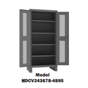 Extra Heavy Duty Lockable Ventilated Storage Cabinets