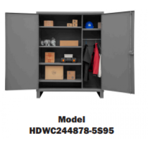 Extra Heavy Duty Wardrobe Cabinets with Shelves