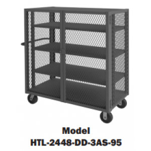 Security Mesh Style Trucks with Adjustable Shelves