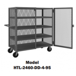 Security Mesh Style Truck with Fixed Shelves