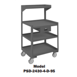 3 or 4 Shelf Portable Shop Desks (with or without Drawer)