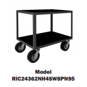 Rolling Instrument Carts, without Handle (1,200 Lbs. capacity)