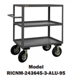 Rolling Instrument Carts, without Rubber Mat (1,200 Lbs. capacity)