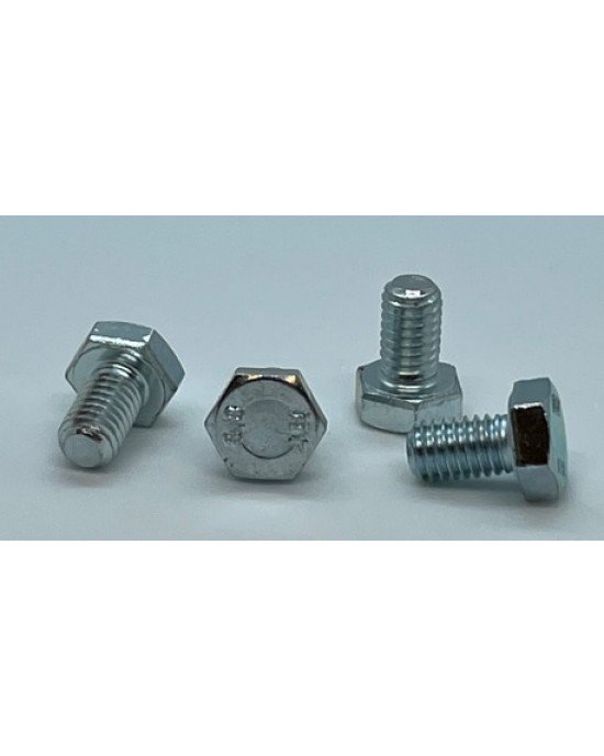 M6-1.00 x 35  Hex Head Gr. 10.9 Silver Zinc 