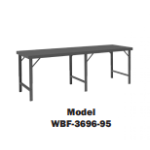 Adjustable Height, Folding Leg Work Bench (2,000 Lbs. capacity)